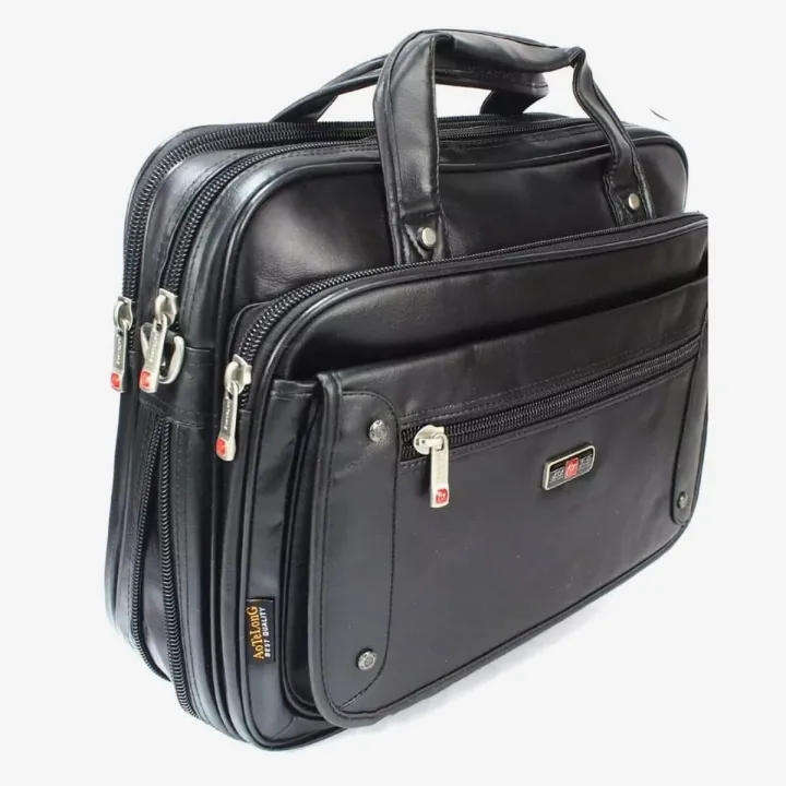 Leather Laptop and Storage Bag