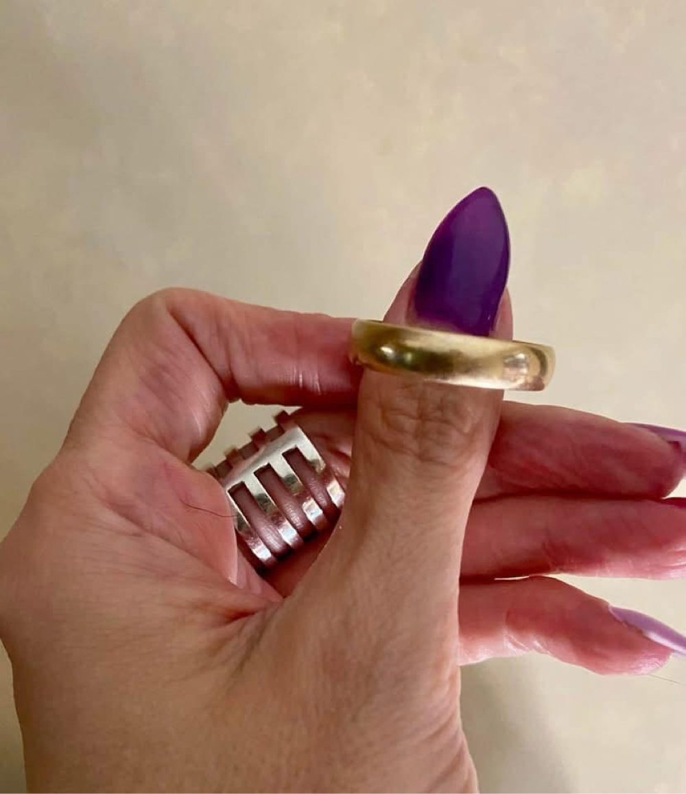 Vintage 1930s/40s mans wedding band in 9ct gold