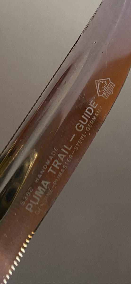 6382 Handmade Puma hunting knife