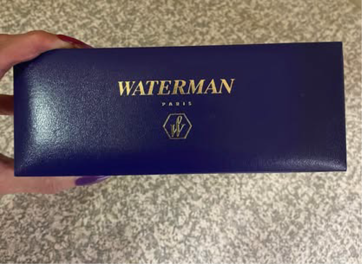 Waterman gold tipped fountain pen and pencil set