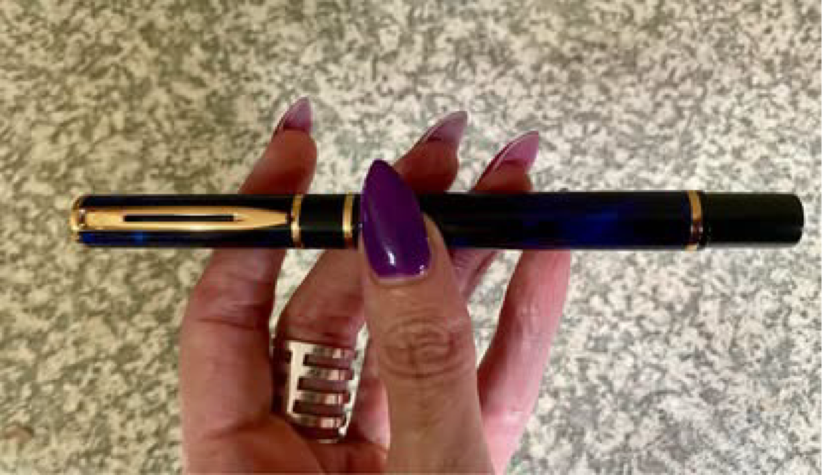 Waterman gold tipped fountain pen and pencil set