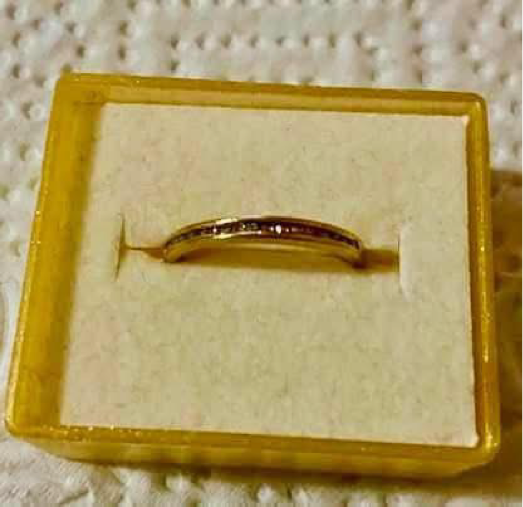 Diamond ring -  Womans eternity ring - 9ct Gold and real mined diamond eternity ring