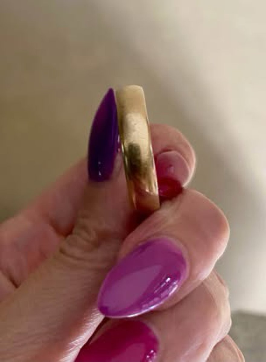 Vintage 1930s/40s mans wedding band in 9ct gold