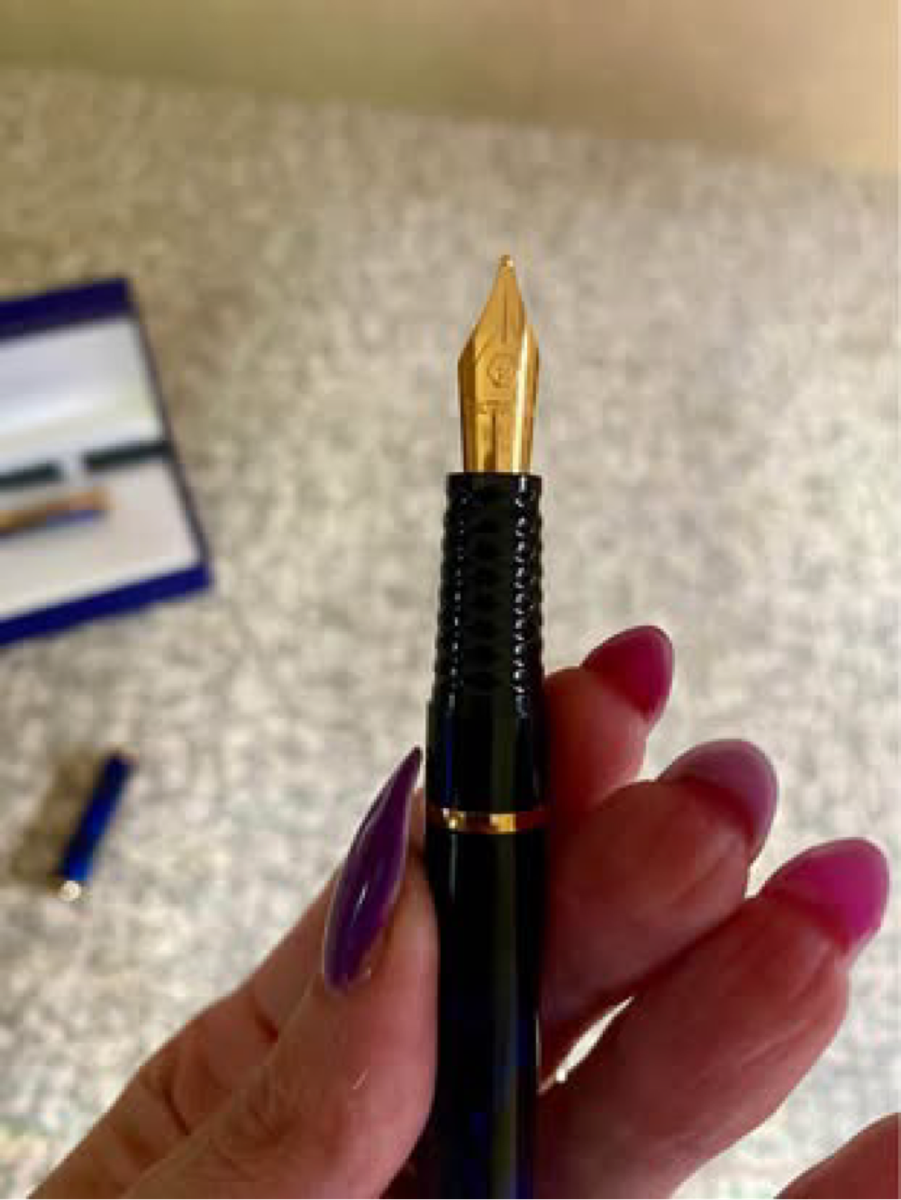 Waterman gold tipped fountain pen and pencil set