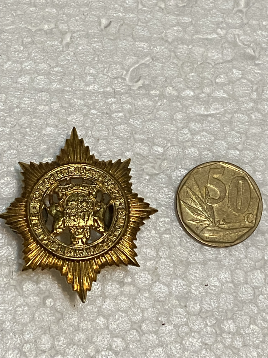 Vintage South African Police badge pin