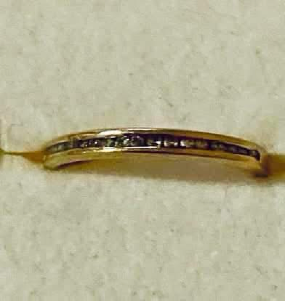 Diamond ring -  Womans eternity ring - 9ct Gold and real mined diamond eternity ring