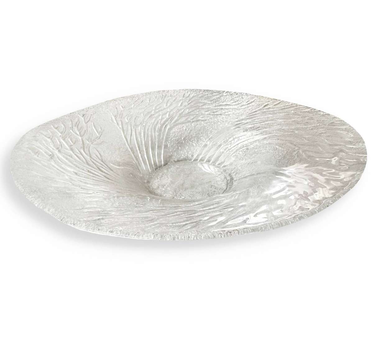 Stylish Upmarket Solid Glass Bowl  Versatile Use for Salads Fruit or Snacks