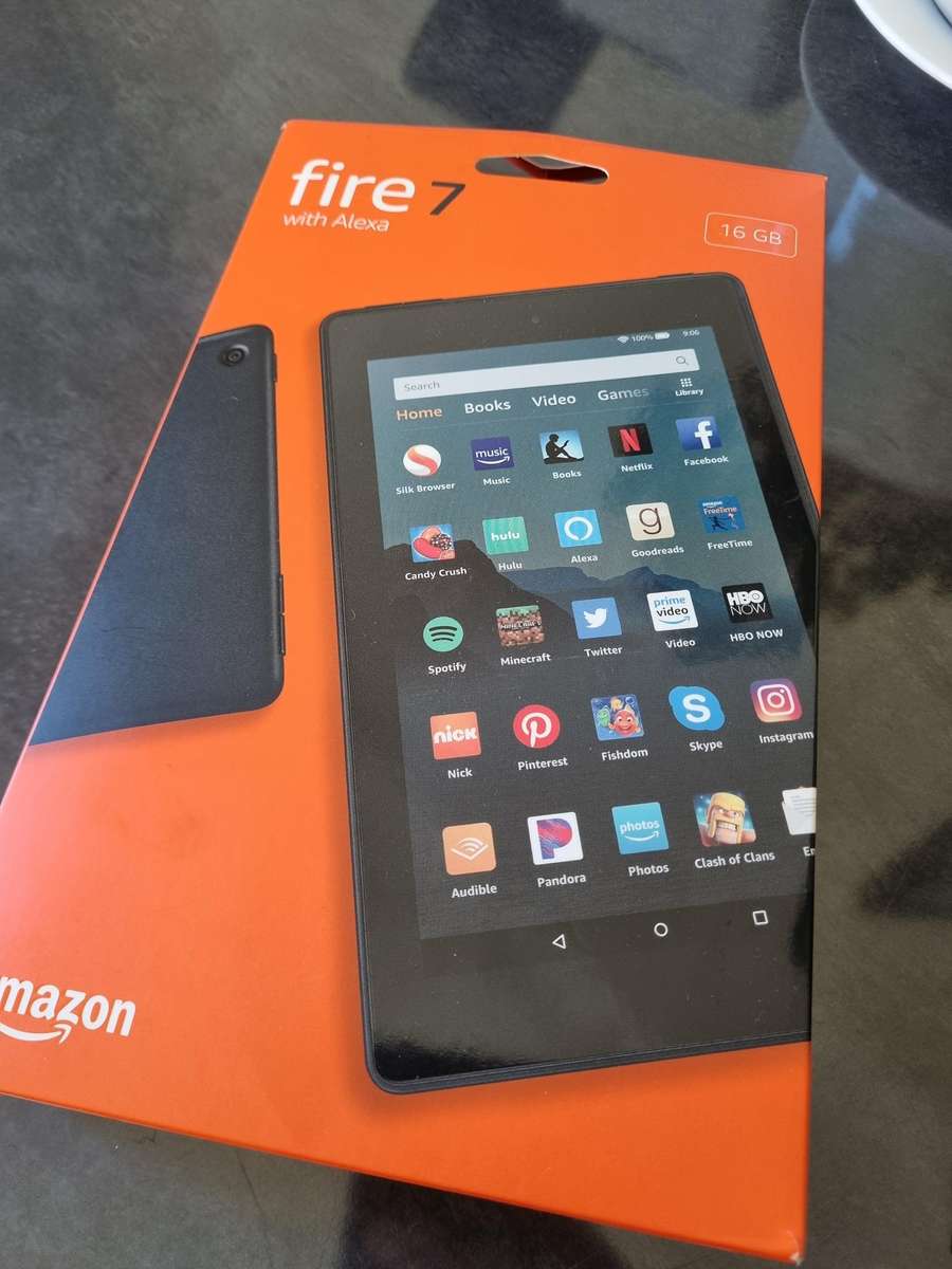 Amazon Fire 7 with Alexa 16GB Black 7" 9th Gen
