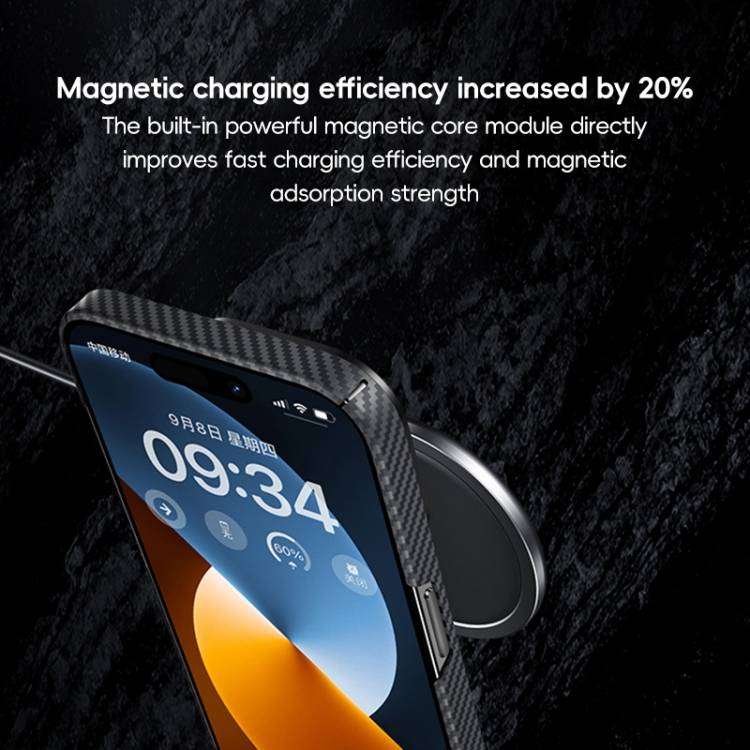 Benks Classic Kevlar 600D Fiber MagSafe Phone Case Compatible with Apple iPhone 16 Plus