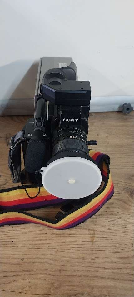 Vintage Sony Betamovie BMC-100P VIDEO CAMERA in box with batteries