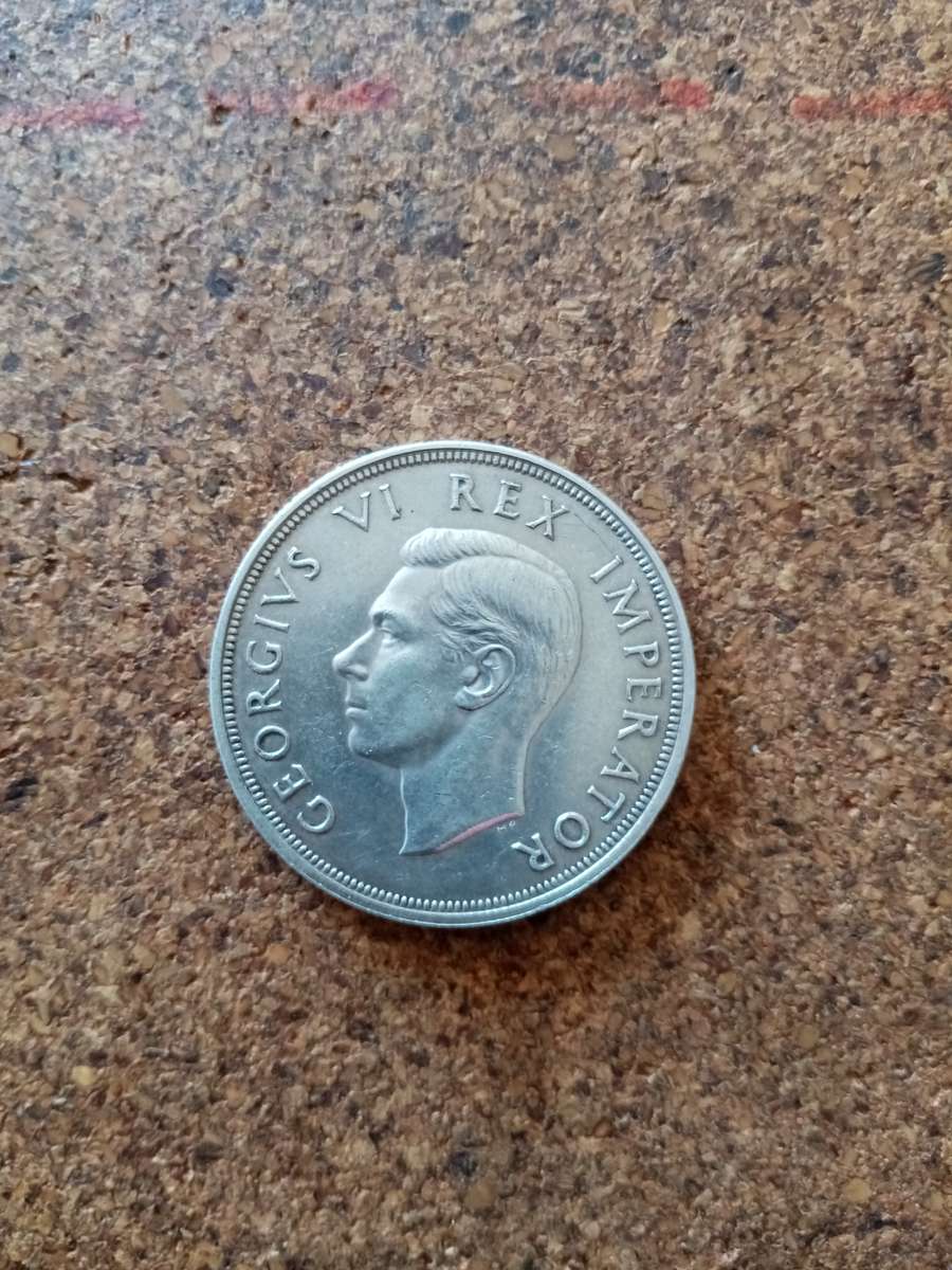 Silver 1947 South Africa Coin in Extremely Fine Plus Condition!