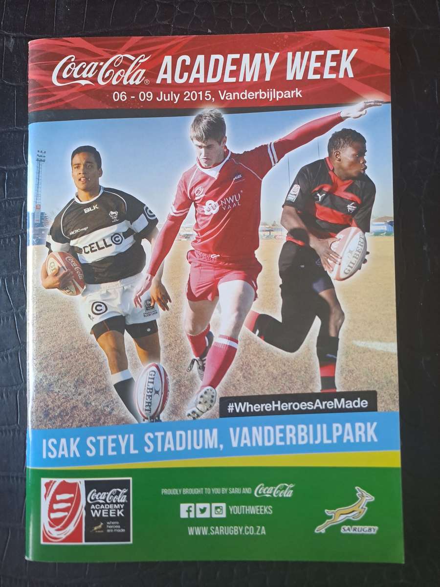Rugby programme Academy Week -- 2015, Vanderbijl Park