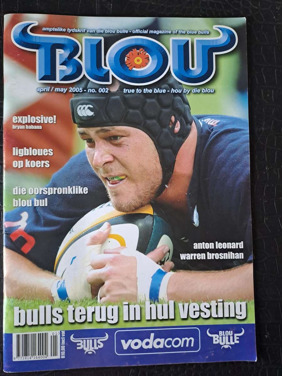 Rugby magazine "Blou" April/May 2005 no 002