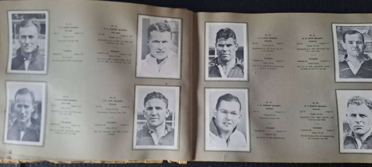 Rugby Souvenir Album. The South African 1937 Rugby Team to Australia and NZ (See below for details)