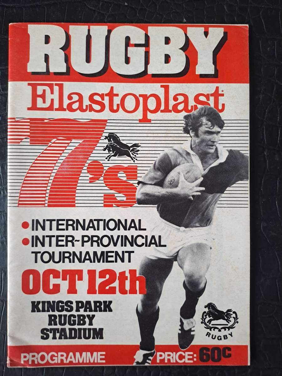 Rugby programme Elastoplast 7's 1984. King's Park
