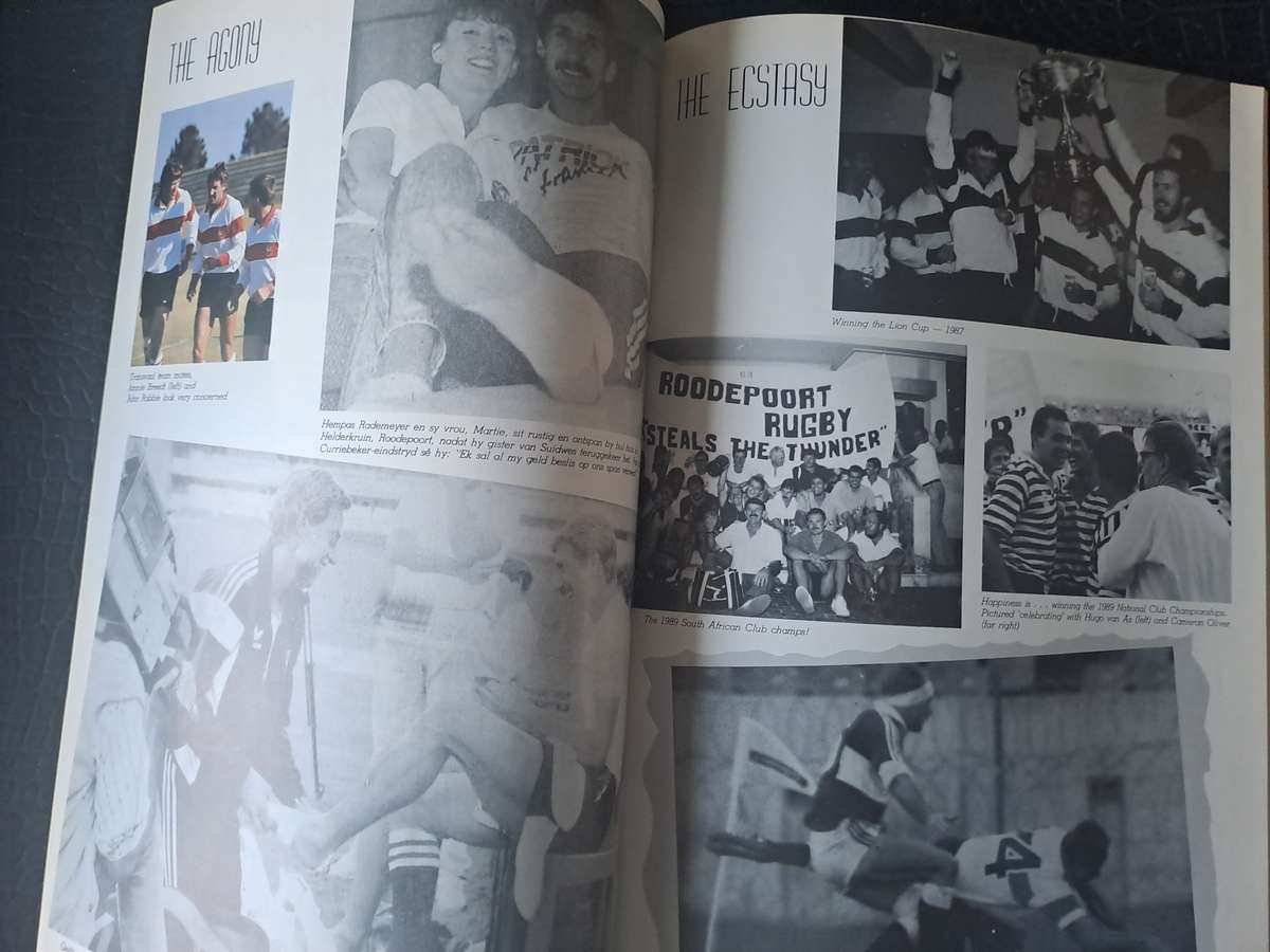 Rugby brochure - Hempas Rademeyer. Transvaal wing & full back (1990) 68 pp SIGNED BY RADEMEYER