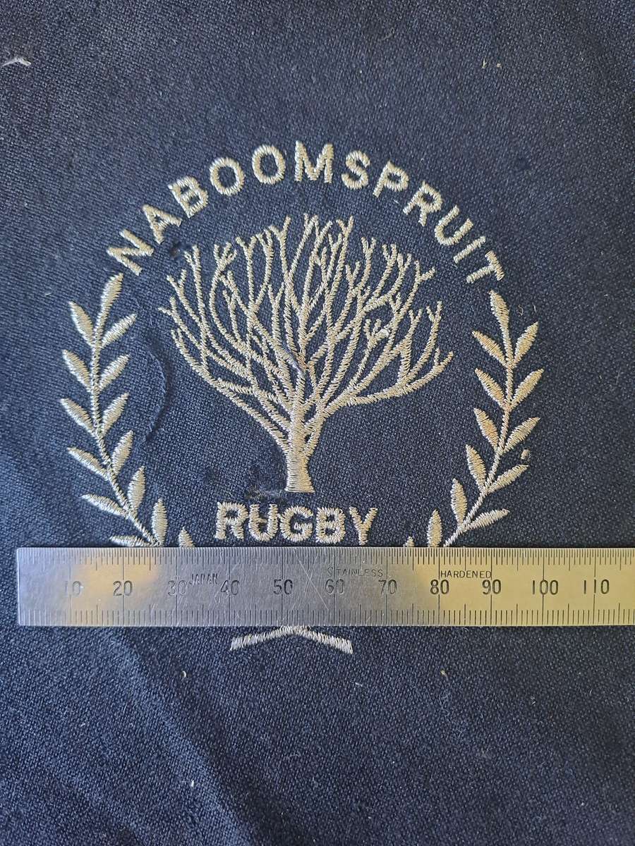 Rugby blazer badge. Naboomspruit RC. 1980s