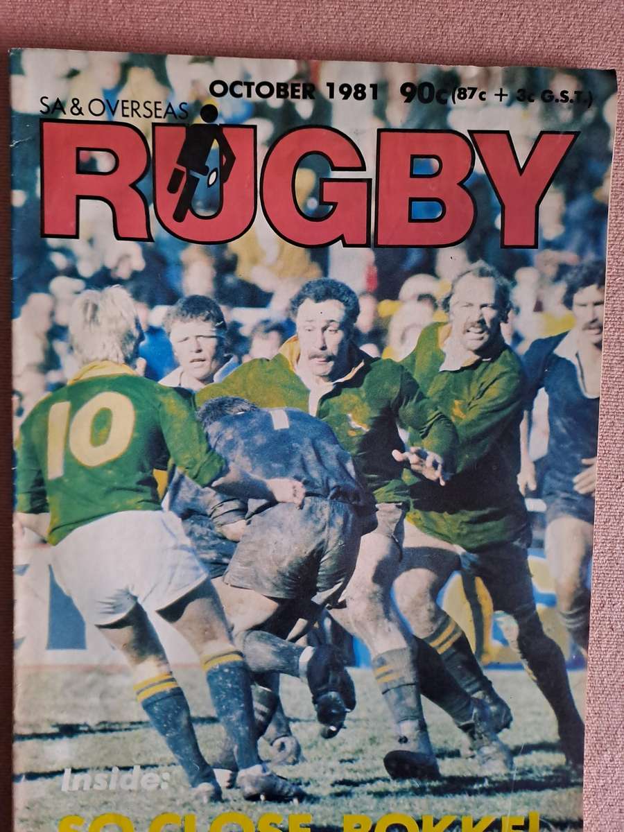 Rugby magazine October 1981 30 pp