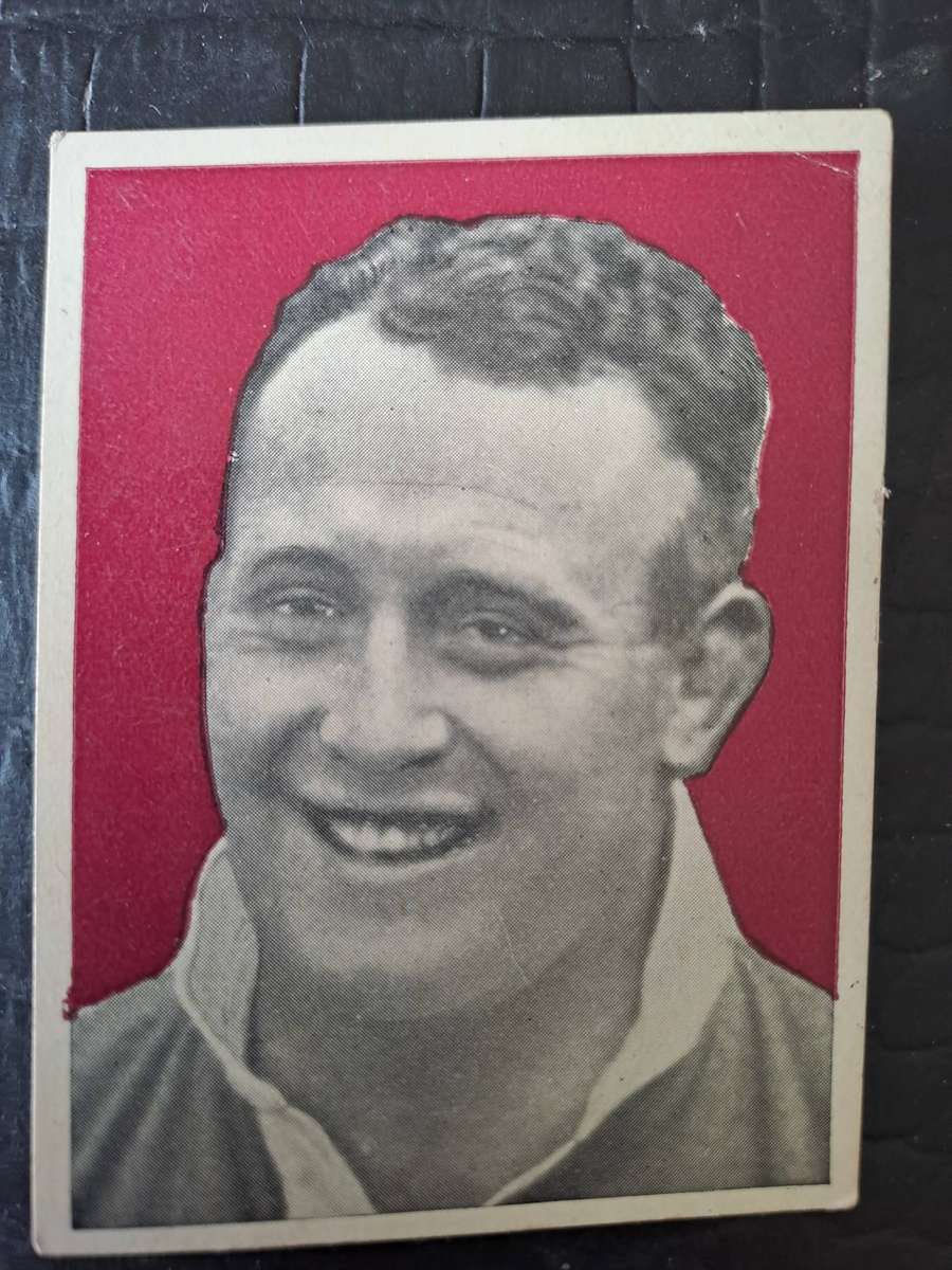 Rugby cards Springboks Cigarettes, Springboks and British Lions 1938. Sam Walker