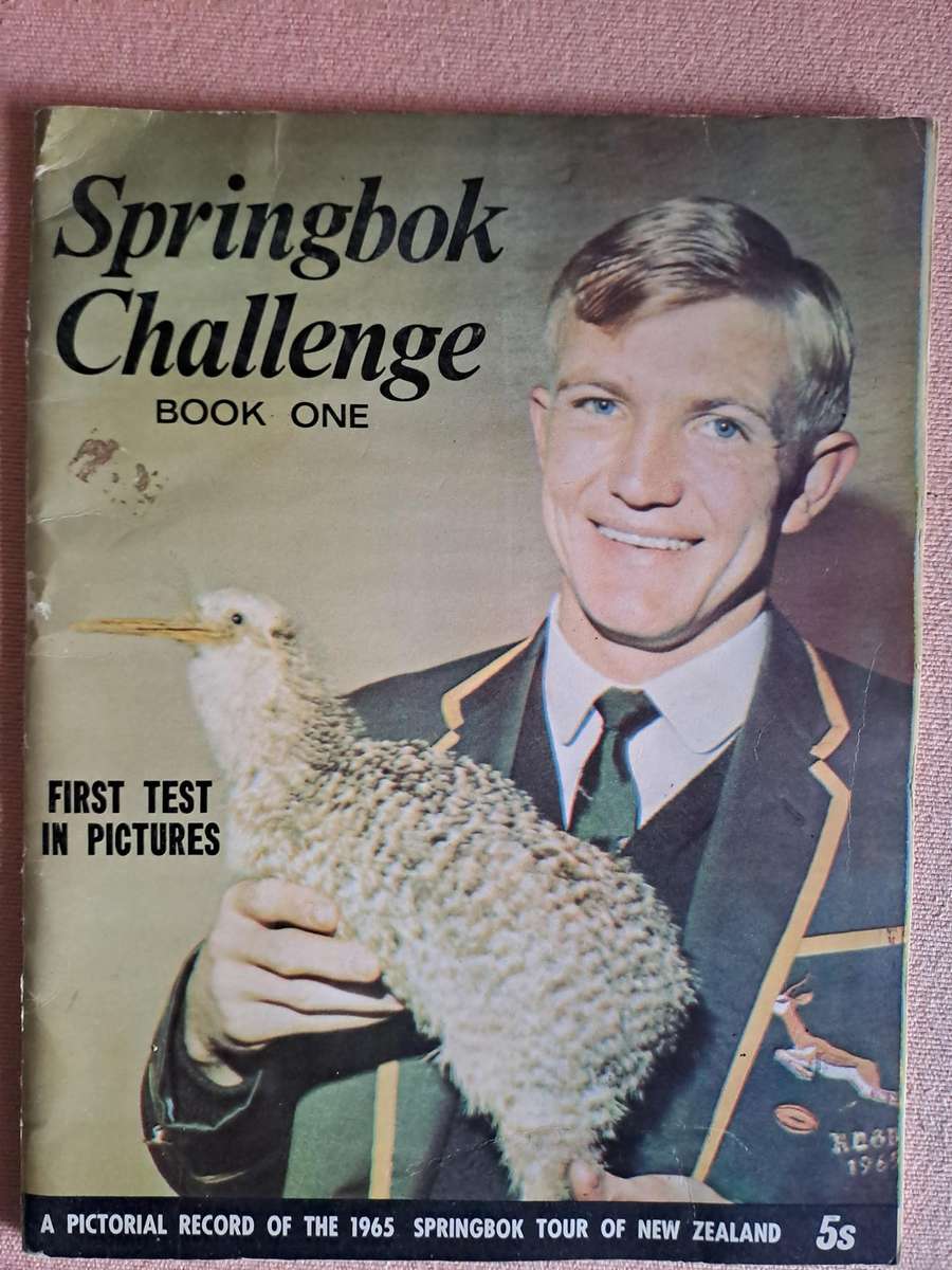Rugby Springbok Challenge Book I. Post tour brochure on Springbok tour to NZ 1965