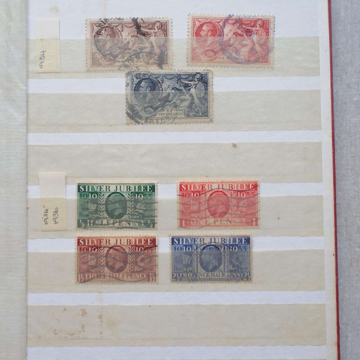 Small "KEK" Stock Book - Great Britain - Good Selection (prior to QEII)