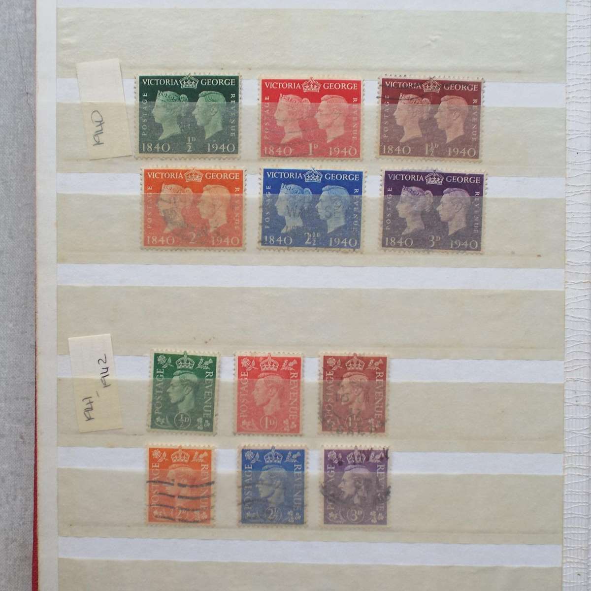 Small "KEK" Stock Book - Great Britain - Good Selection (prior to QEII)