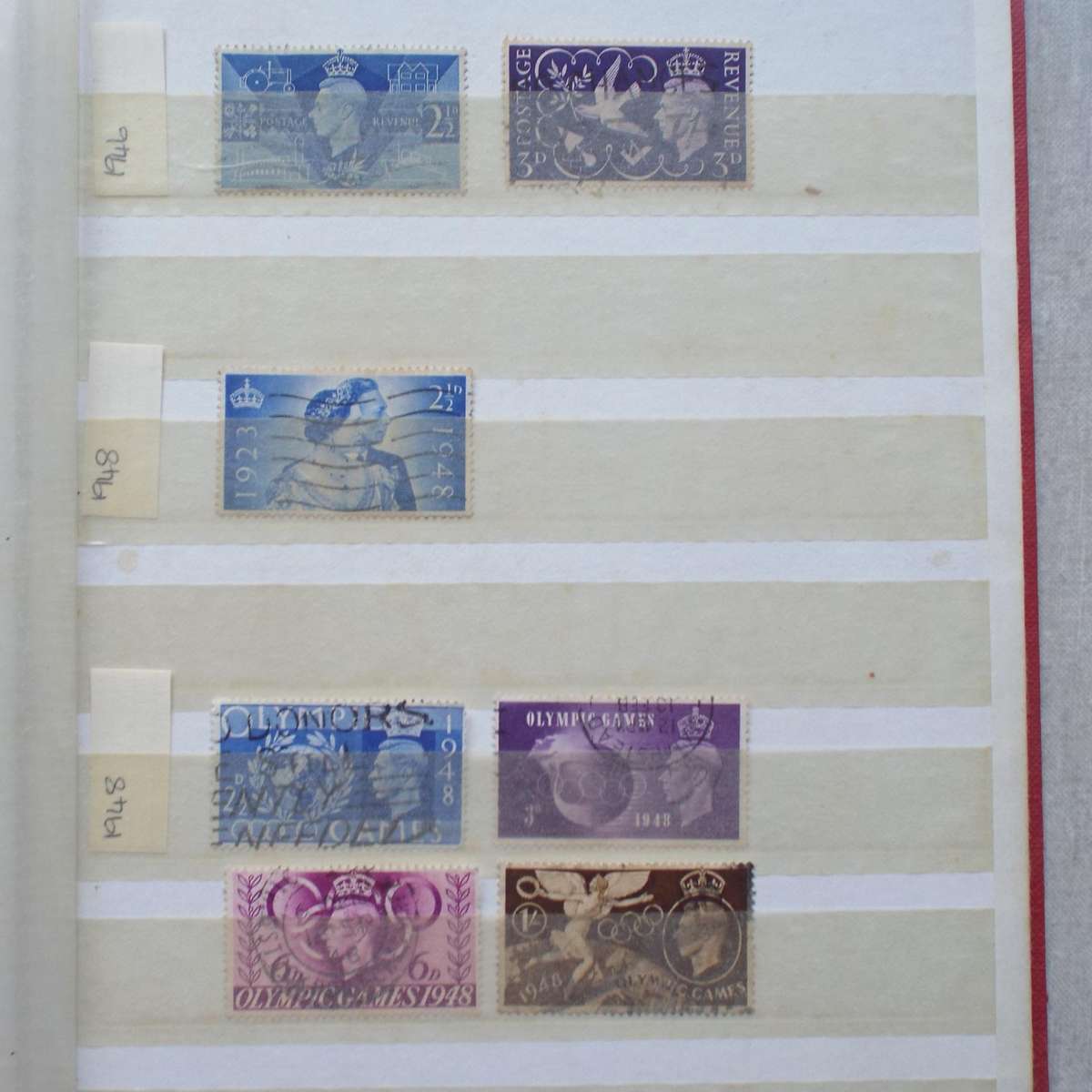 Small "KEK" Stock Book - Great Britain - Good Selection (prior to QEII)