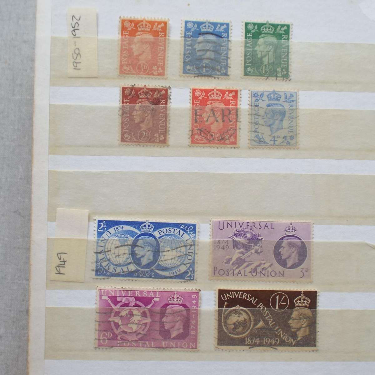 Small "KEK" Stock Book - Great Britain - Good Selection (prior to QEII)