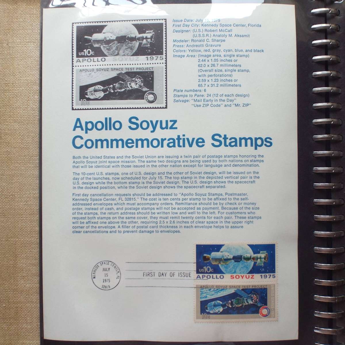 USA - USPS American Commemorative Collections Series.