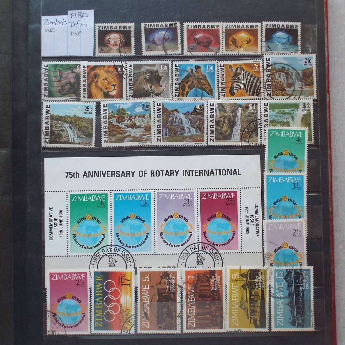 ZIMBABWE - Small Stock Book - Good Selection of Stamps