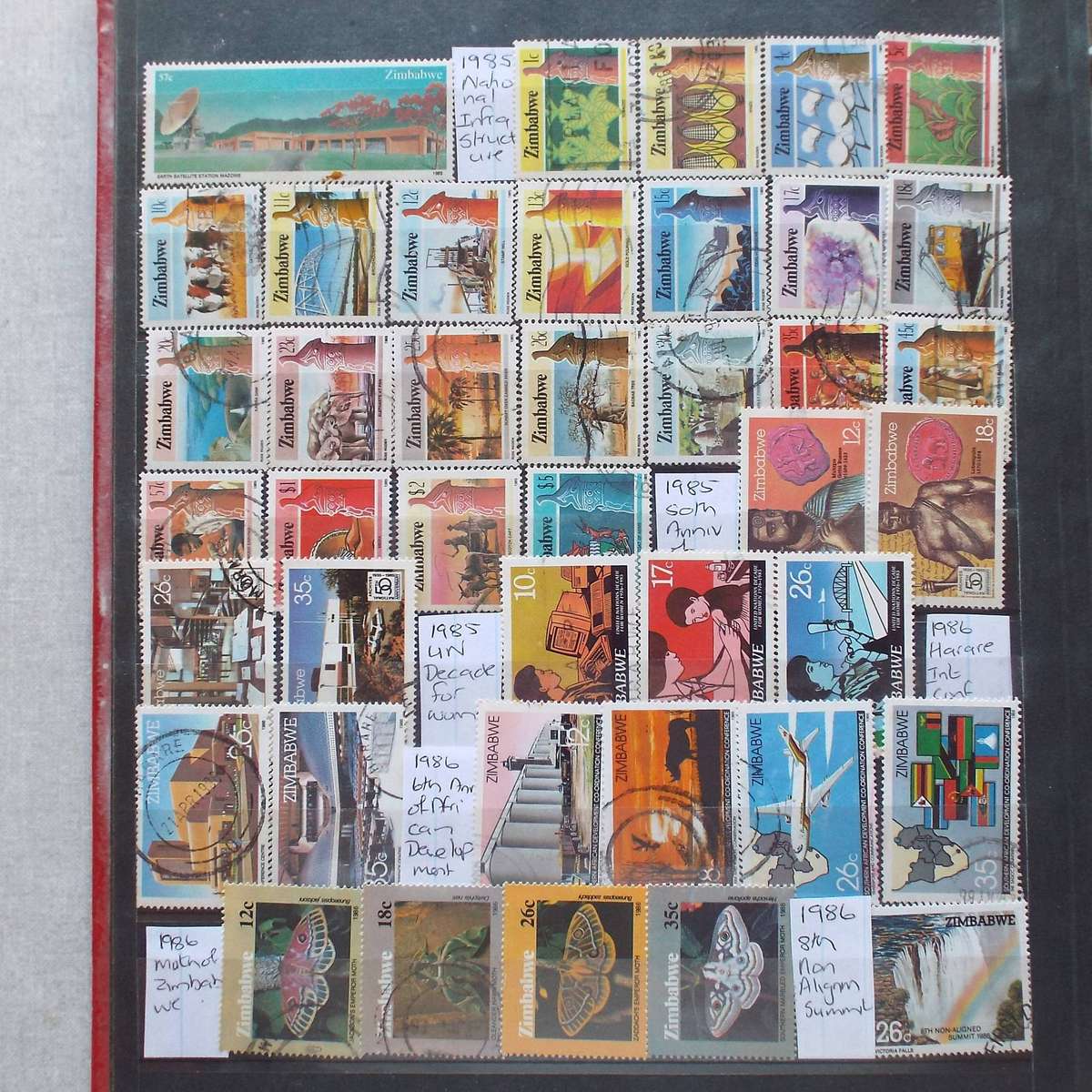 ZIMBABWE - Small Stock Book - Good Selection of Stamps