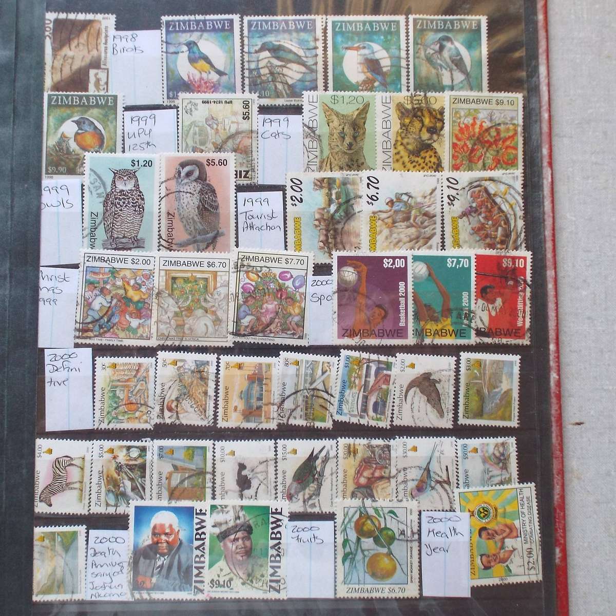 ZIMBABWE - Small Stock Book - Good Selection of Stamps