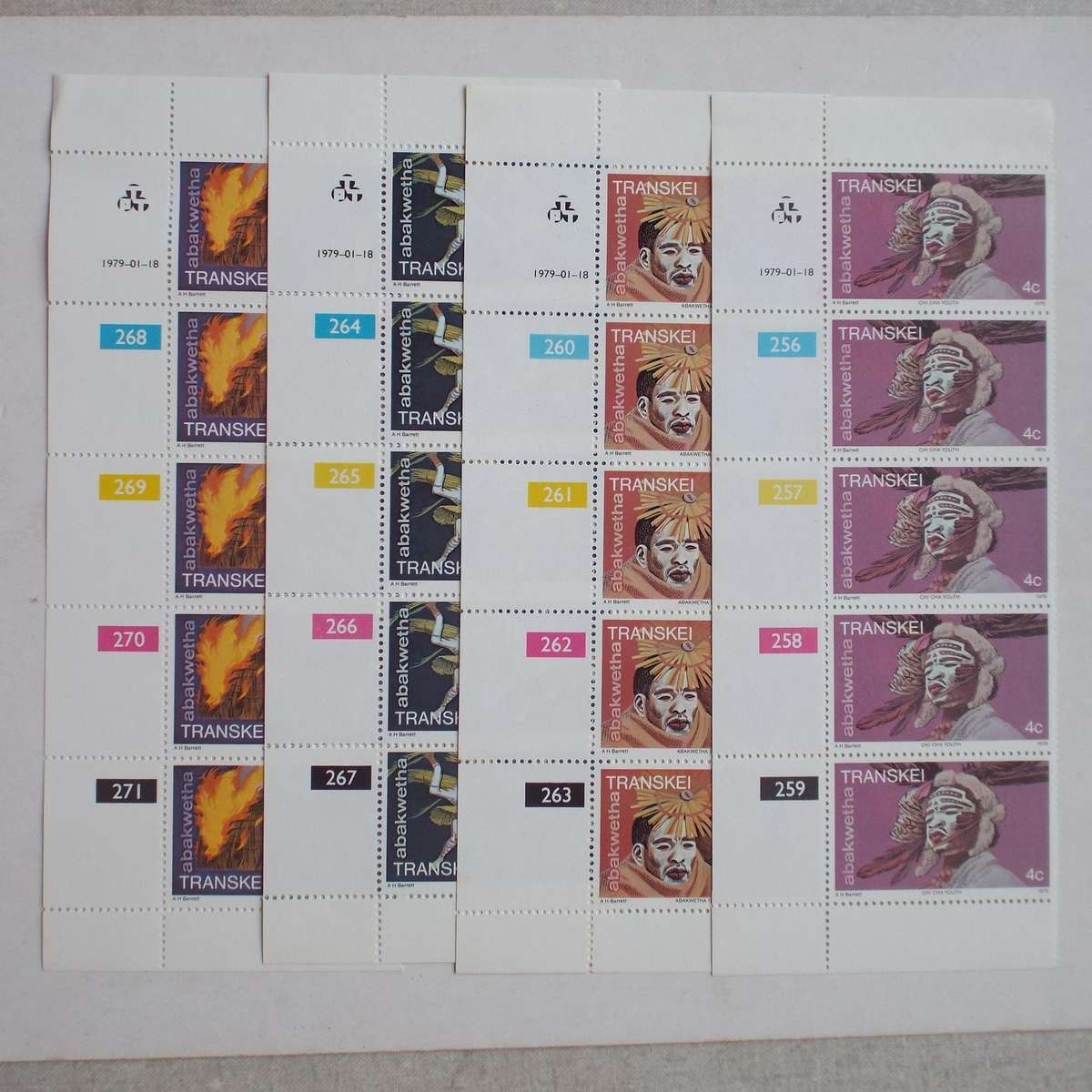 Transkei - 1979 Abakwetha Initiation Ceremonies - Full Set of Controls - MNH