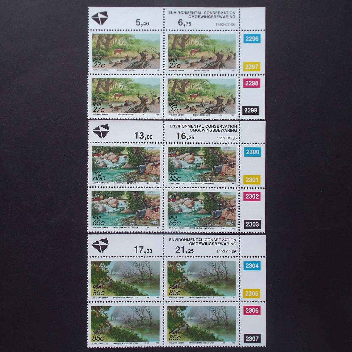 RSA - 1992 Environmental Conservation - Full Set of Controls - MNH