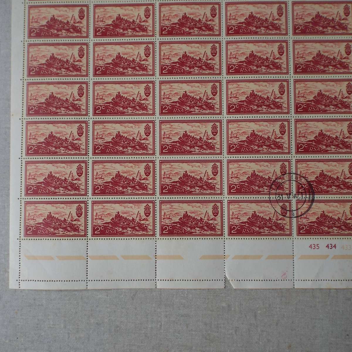 RSA - 1971 10th Anniv. of Republic - Full Set in Full Sheets of 100