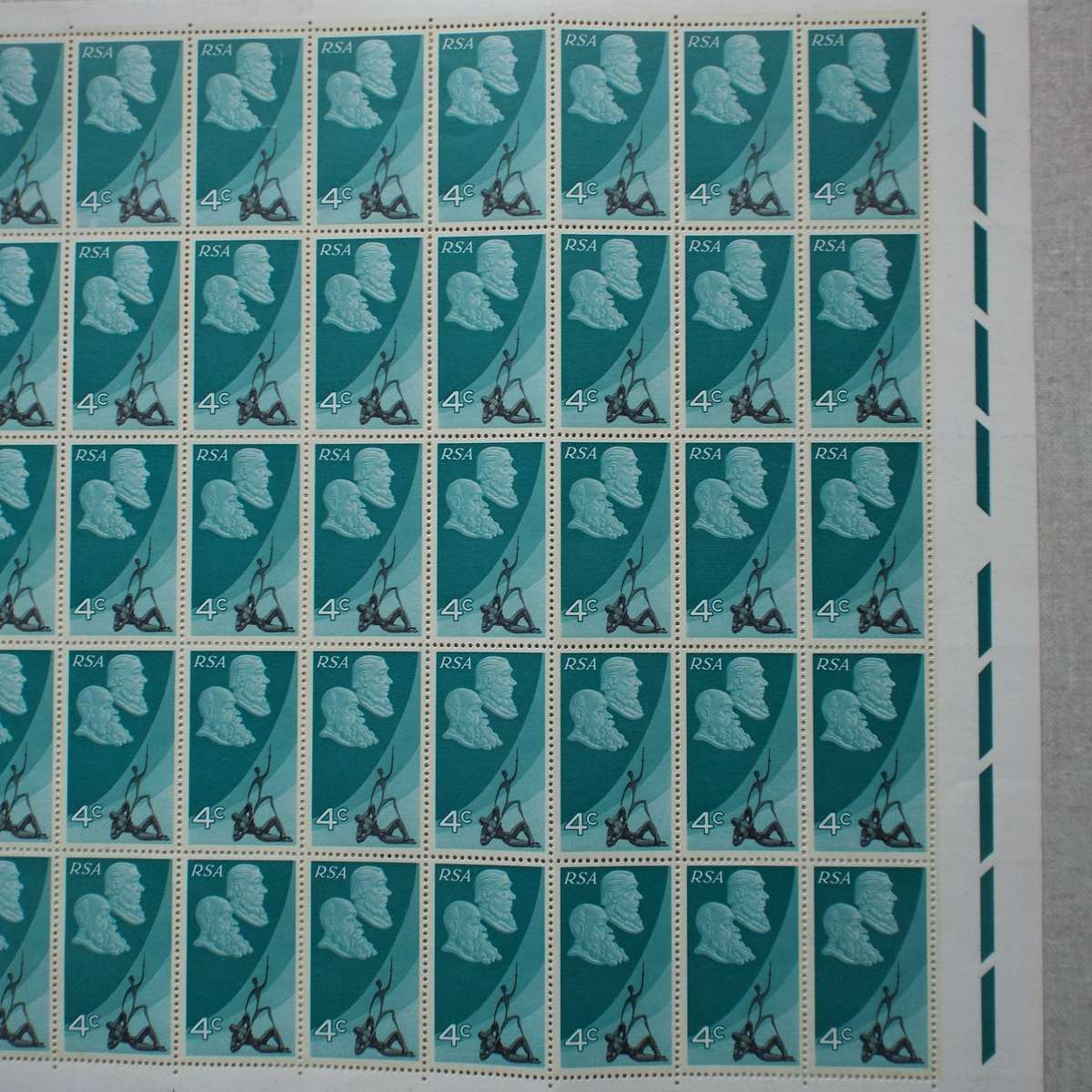 RSA - 1971 10th Anniv. of Republic - Full Set in Full Sheets of 100