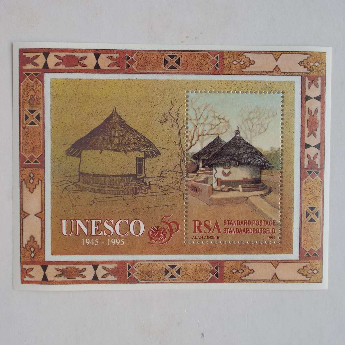 RSA - 1995 50 Years of UNESCO - Miniature Sheet - MNH