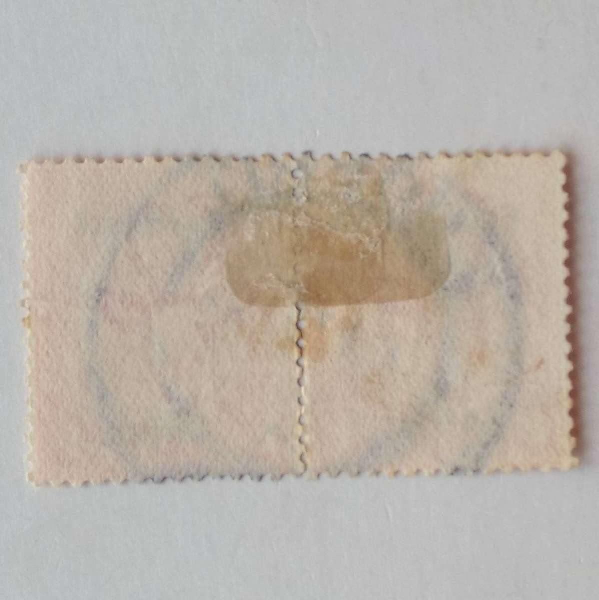 SWA - 1923 Defin Issue "KGV" Optd - 1d Red - Pair - Used