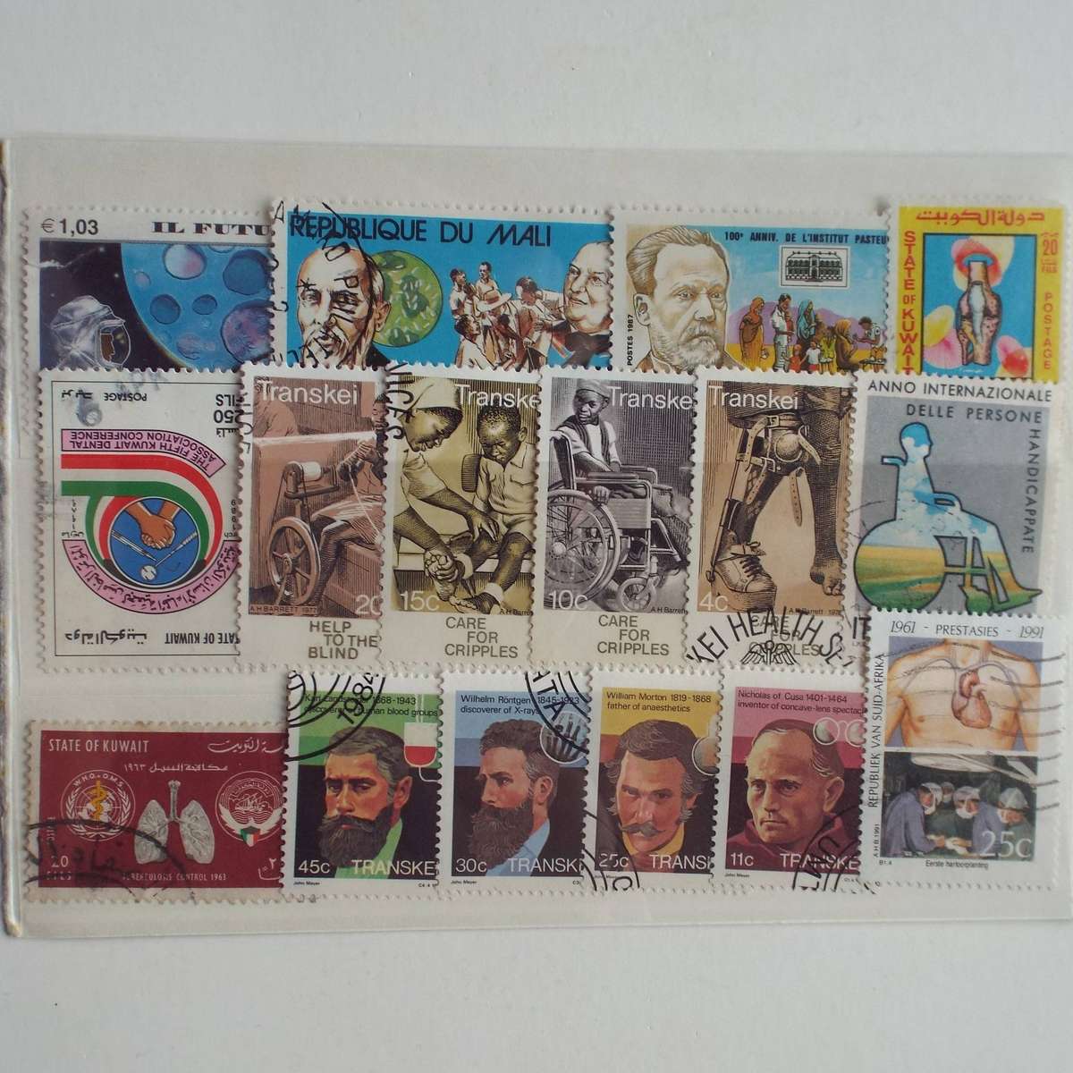 Thematics - Medical - 16 stamps - Mixed World - no duplication