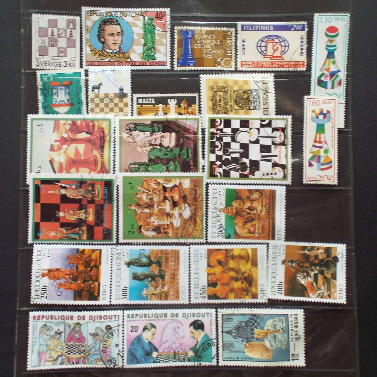 Thematics - Chess - 116 stamps - Mixed World - no duplication