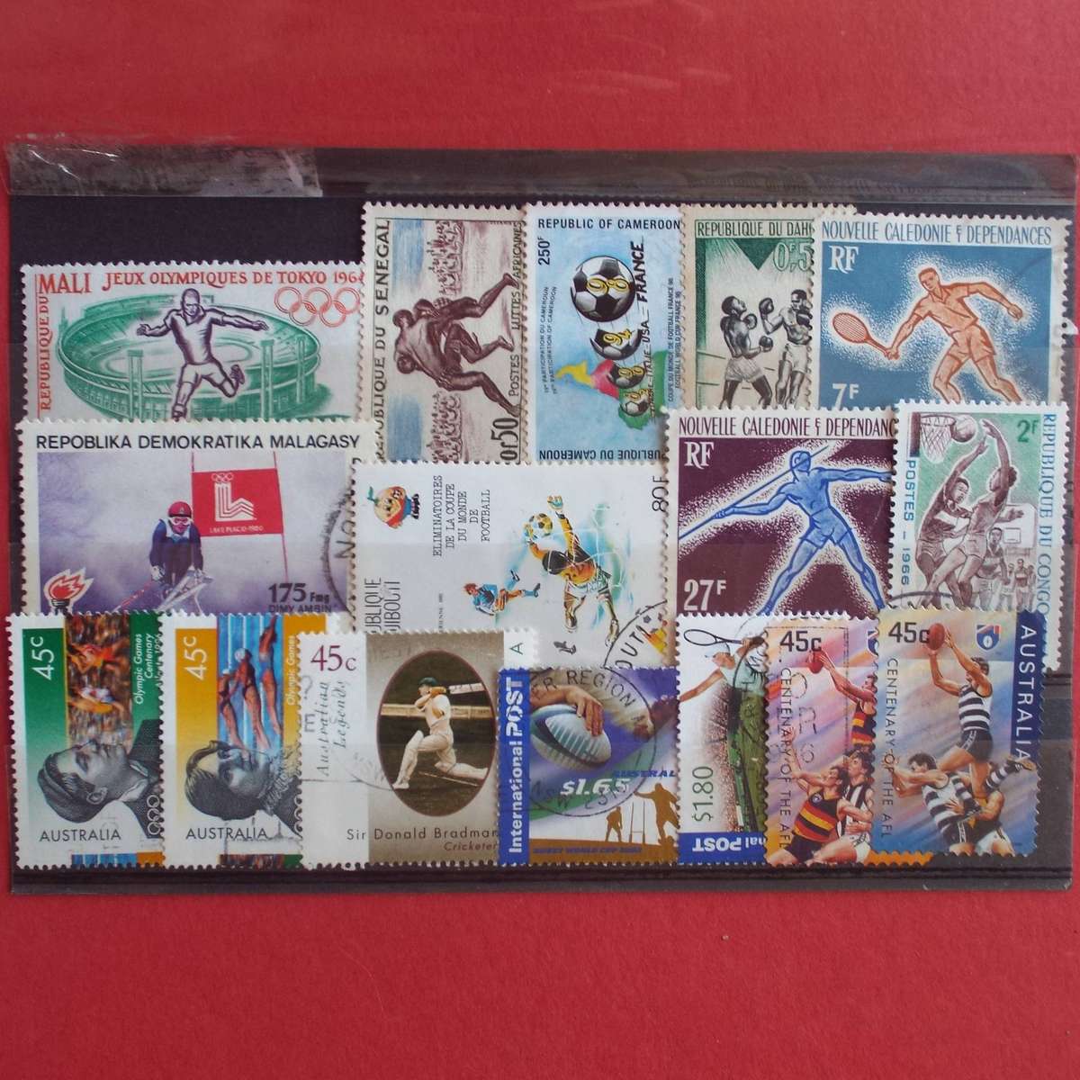 Thematics - Sport - 40 stamps - Mixed World - no duplication