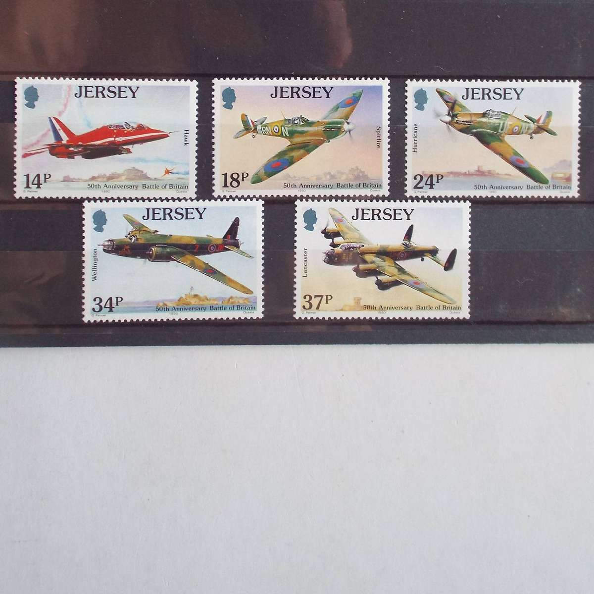 Thematics - Jersey Aviation - 5 stamps - Jersey - No Duplication