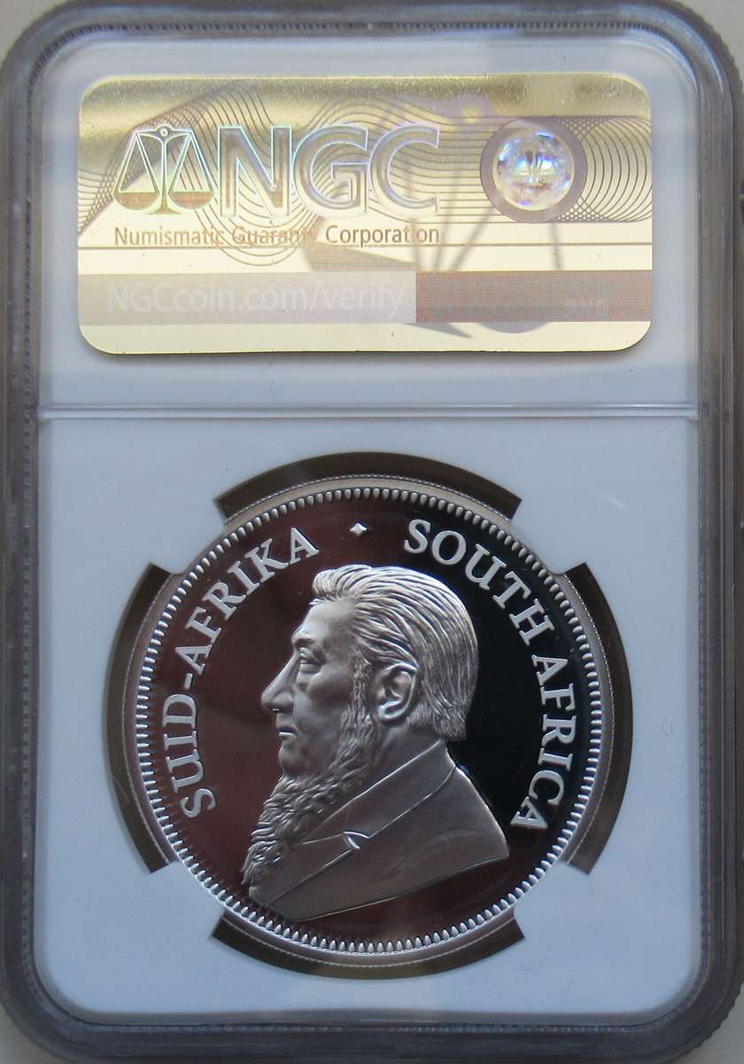 2019 Silver Krugerrand Lion Privy NGC graded PF69 Ultra Cameo