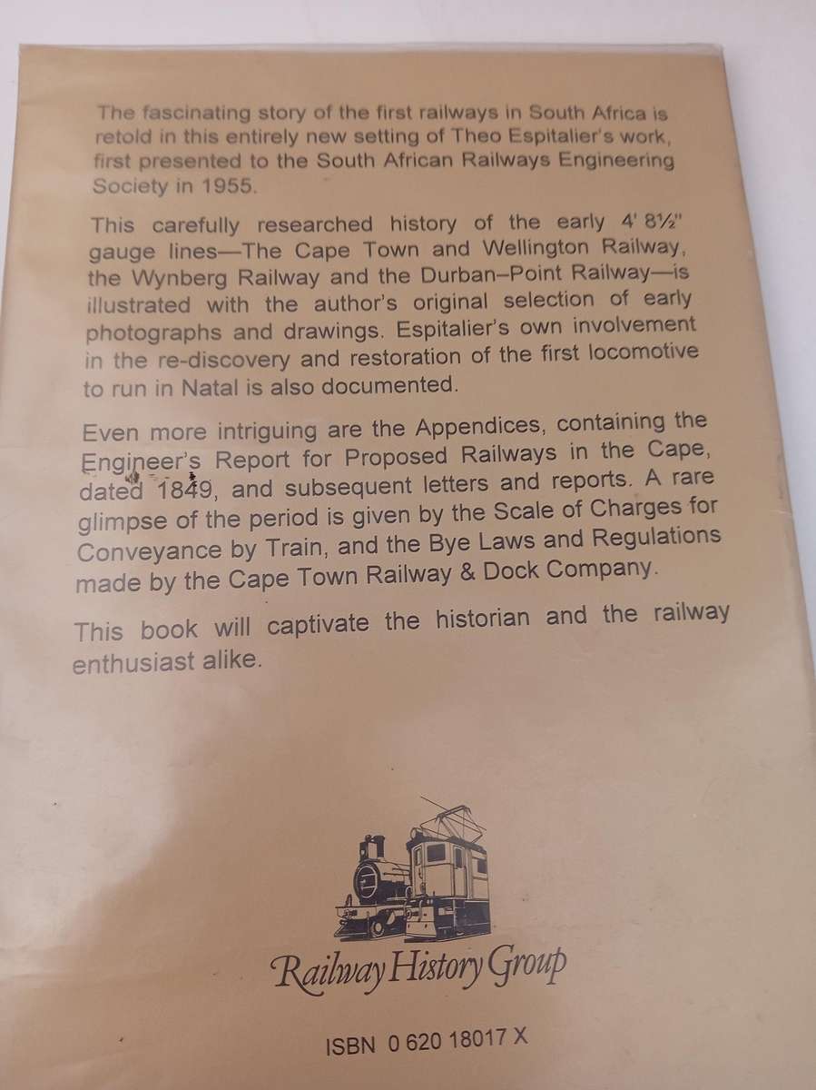 The 4'8 1/2' gauge Railways in South Africa 1845 -1873