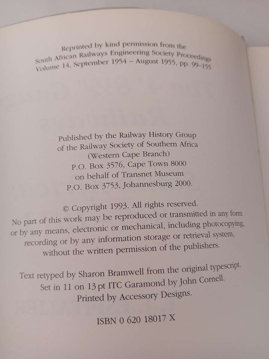 The 4'8 1/2' gauge Railways in South Africa 1845 -1873