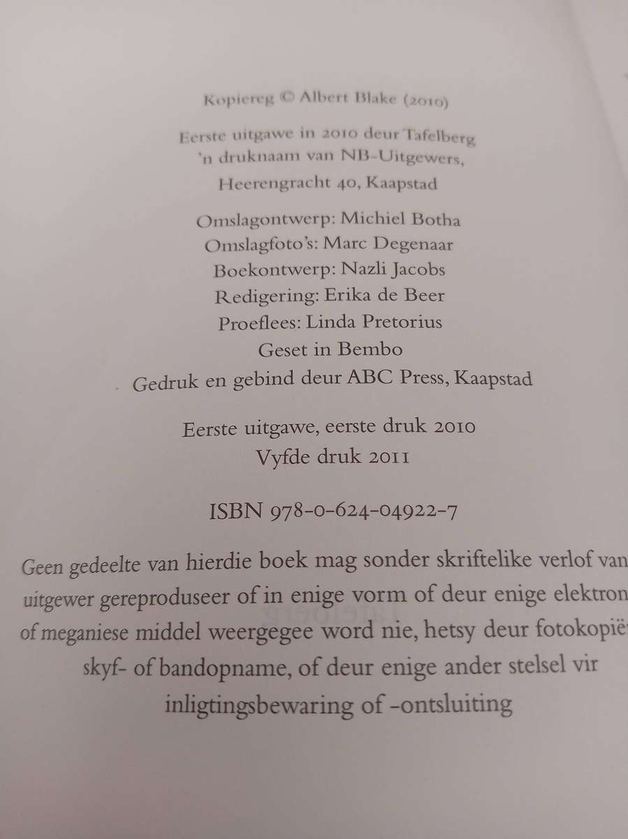 Boereverraaier : Albert Blake