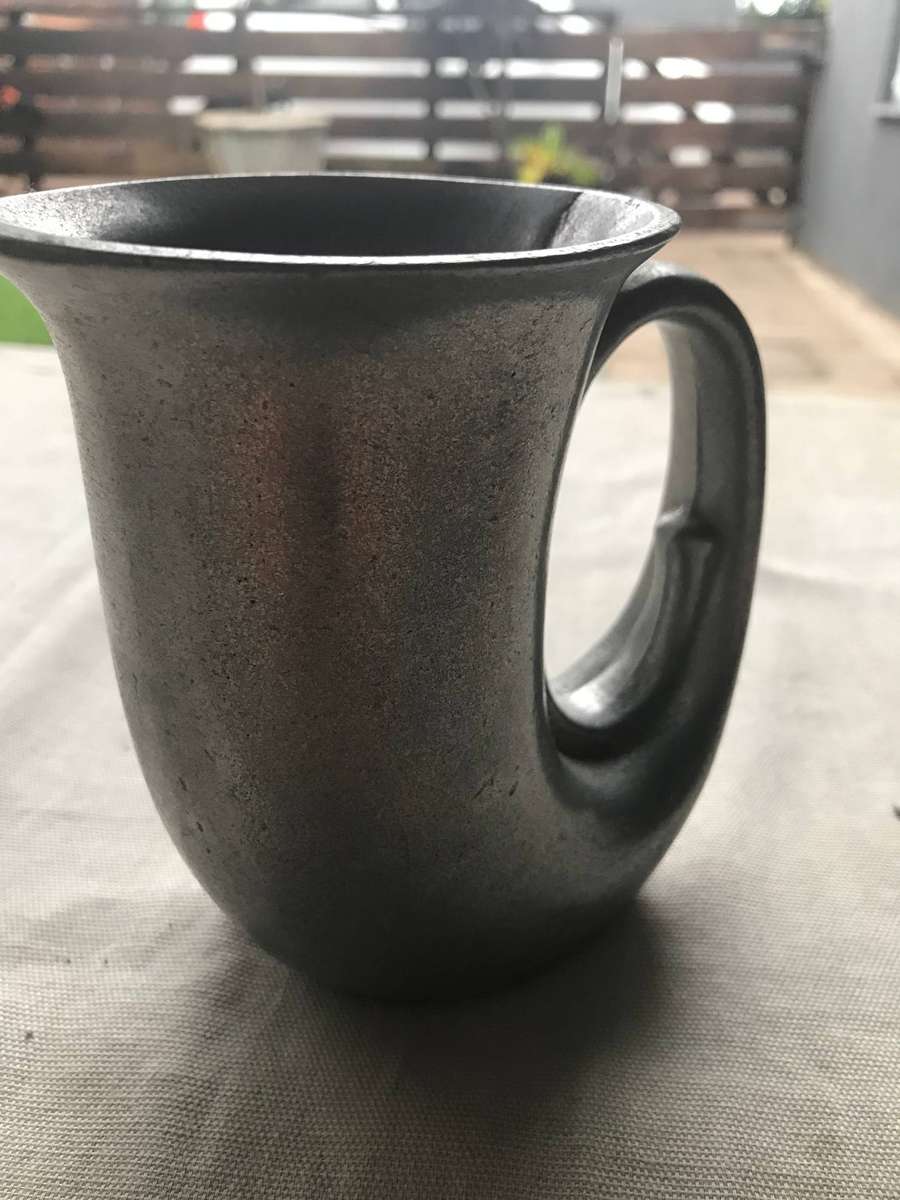 HORN TRUMPET TANKARD - RARE FIND - VINTAGE ITEM - MADE IN USA  *CRAZY R1 START *