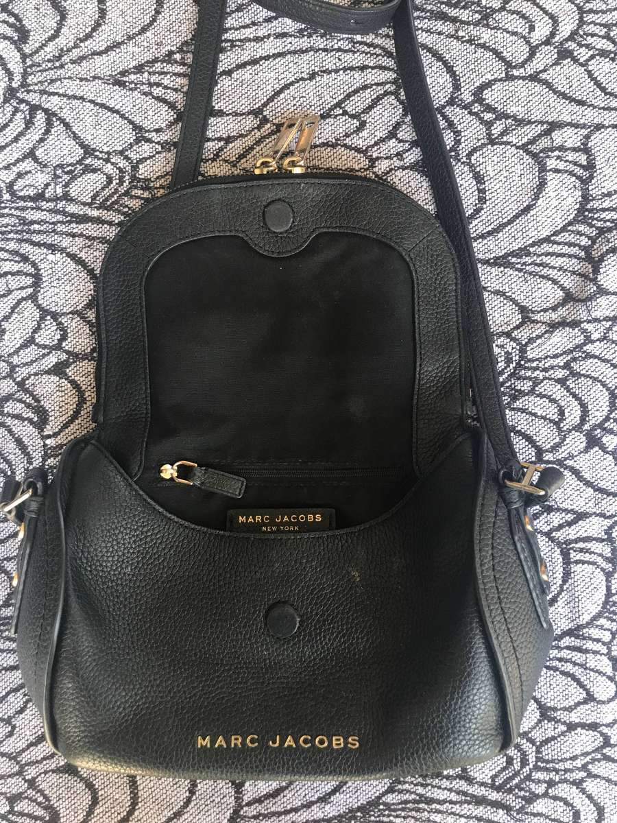 * MARC JACOBS SHOULDER HANDBAG * FULL LEATHER * BLACK * A MUST VIEW * CRAZY R1 START *