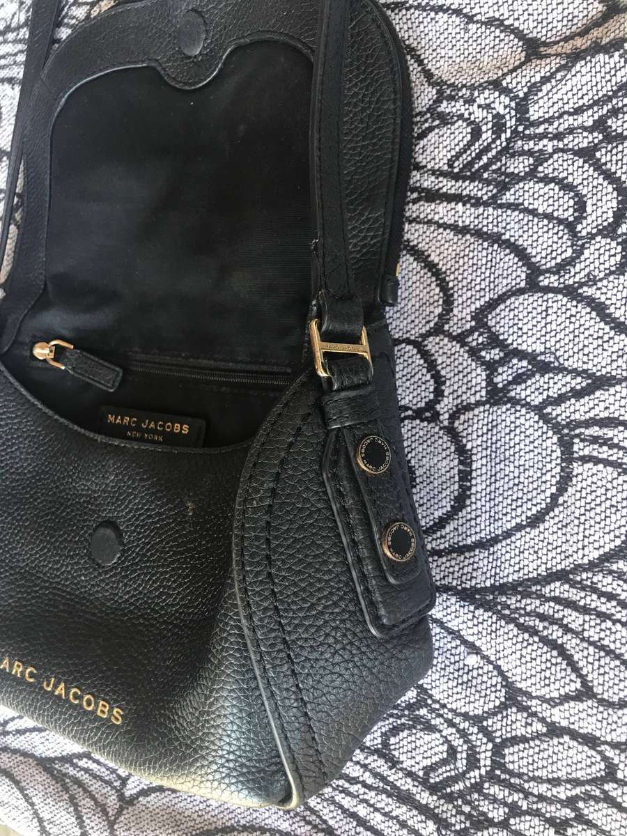 * MARC JACOBS SHOULDER HANDBAG * FULL LEATHER * BLACK * A MUST VIEW * CRAZY R1 START *