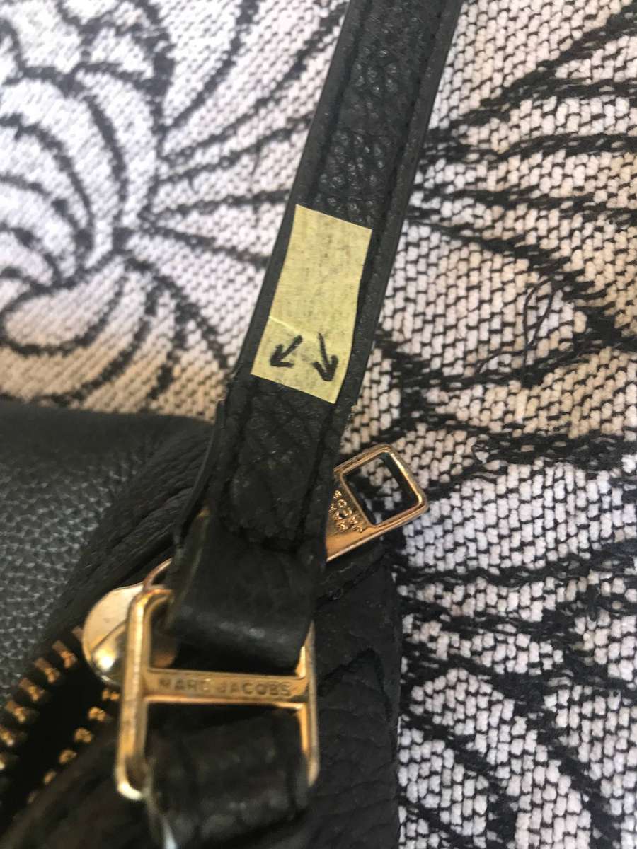 * MARC JACOBS SHOULDER HANDBAG * FULL LEATHER * BLACK * A MUST VIEW * CRAZY R1 START *